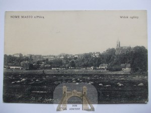 New Town on the Pilica River, panorama ca. 1910
