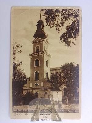 Zamość, kościół kolegialny ok. 1930