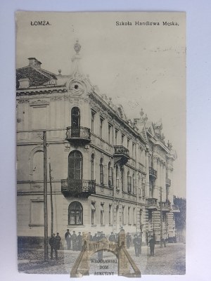 Lomza, Handelsschule für Männer 1912