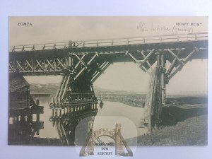 Lomza, neue Brücke 1913