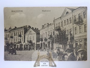 Bialystok, place du marché vers 1915
