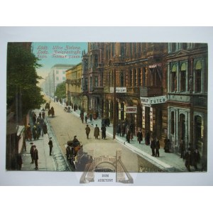 Łódź, ulica Zielona ok. 1914