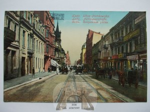 Łódź, Piotrkowska Straße II ca. 1914