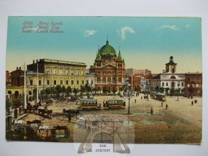 Łódź, Piazza del Mercato Nuovo 1914 ca.