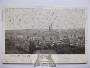 Lodz, panorama 1902