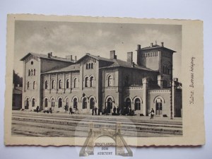 Kutno, gare ferroviaire vers 1935