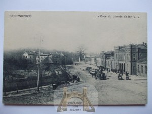 Skierniewice, train station ca. 1910
