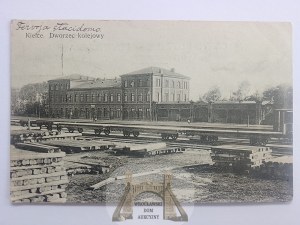 Kielce, railroad station 1911
