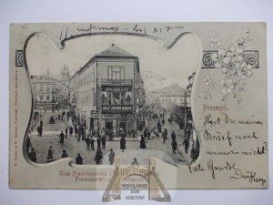 Przemyśl, Franciszkańska Street, Art Nouveau vignette 1904