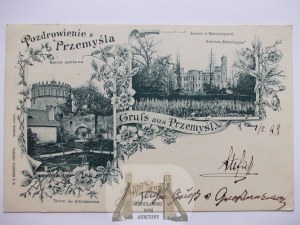 Przemyśl, château de Bakończyce, tour du château 1899