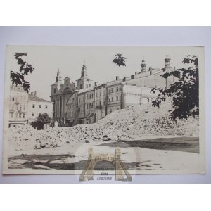 Przemyśl, church, debris circa 1940.
