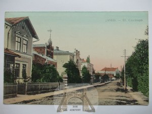 Jaslo, Czackiego street ca. 1910