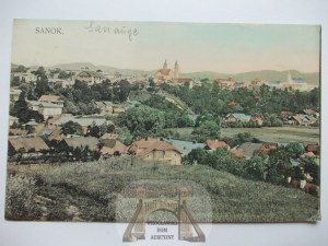 Sanok, panorama 1908