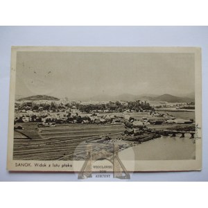 Sanok, bird's eye view circa 1939.