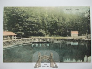 Iwonicz, rybník cca 1910