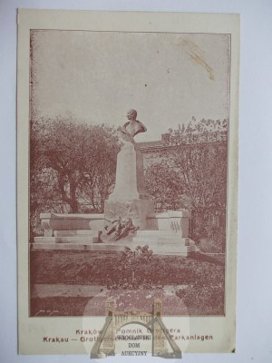 Krakau, Denkmal für Grottger, um 1915