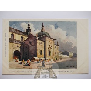 Krakow, Tondos, painting, Carmelite Church ca. 1900.