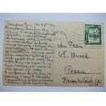 Krakov, Floriánská brána, malba 1940