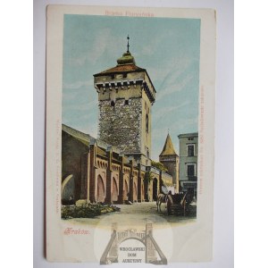 Kraków, Brama Floriańska ok. 1900