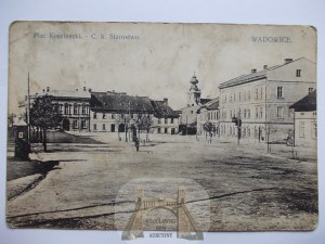 Wadowice, piazza del mercato 1910 ca.