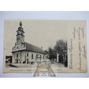Wieliczka, church circa 1900.