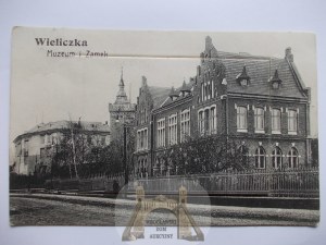 Wieliczka, museo e castello, leporello 1907
