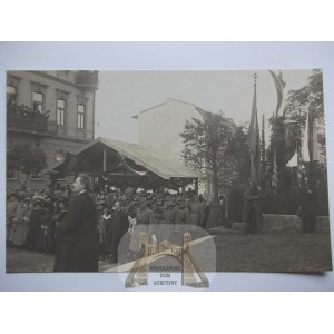 Tarnow, unveiling of monument to fallen soldiers, photographic 1917