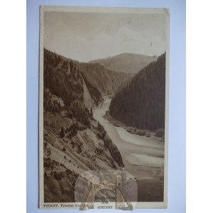 Pieniny, przełom Dunajca 1933