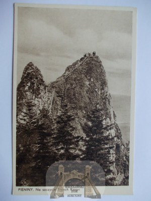 Pieniny, Auf dem Gipfel der drei Kronen ca. 1930