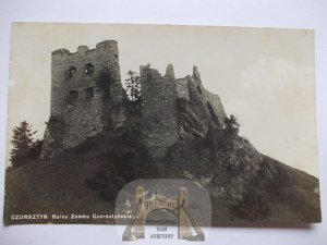 Pieniny, Czorsztyn, castle ruins, photo: Naruszewicz ca. 1935
