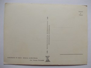 Zakopane, kościół, widok nocą, wyd. Książnica Atlas 1939