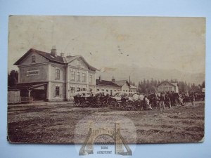 Zakopane, železniční stanice 1913
