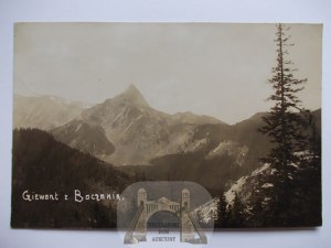 Tatra Mountains, Giewont from Bochnia 1930