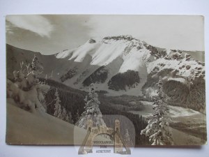Montagnes des Tatras, panorama hivernal, Zwoliński 1936