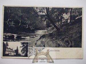 Kamiesznica near Zywiec, stream, 1911