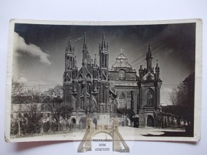 Lithuania, Vilnius, St. Anne's Church, photo, 1936