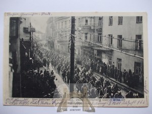 Lithuania, Vilnius, march of the army, 1916