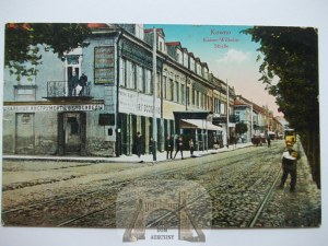 Lituanie, Kaunas, rue Kaiser Wilhelm, vers 1916