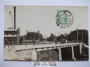 Lituanie, Panevezys, pont, usine, 1930