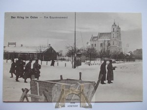 Litva, Wierzbyshe, Wirbalen, ulica, zima, asi 1916