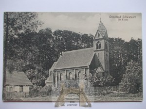 Lithuania, Memel, Klaipeda, Schwarzort, church, ca. 1915
