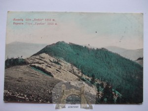 Ukraine, Carpathian Mountains, Mount Hrebla, 1912