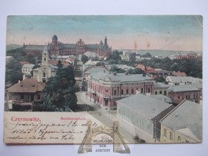 Ukraine, Chernivtsi, Chernovitz, street, 1905