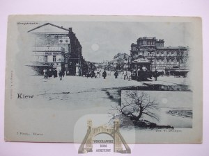 Ukraine, Kyiv, street, moonshine, ca. 1910,