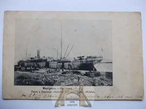 Ukraine, Marioupol, Mariopol, port, navire, 1907