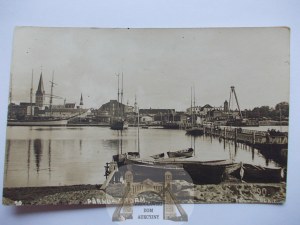 Estónsko, Parnu, prístav, okolo roku 1925