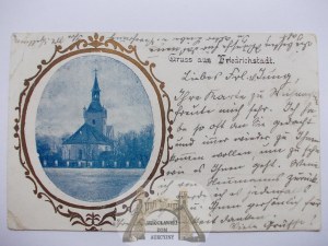 Lettland, Jaunjelgava, Friedrichstadt, Kirche, 1906