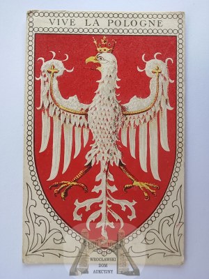 Patriotic, Eagle, coat of arms of Poland ca. 1910