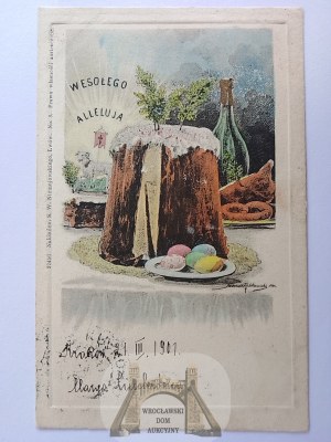 Merry Hallelujah, Easter eggs, grandmother 1901