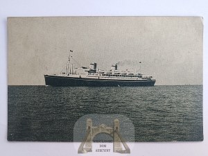 Ship M/S Piłsudski, Shipping Lines Gdynia America ca. 1935